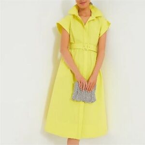 Tuckernuck Citron Chloe  Midi Dress with Bel